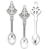 61*16mm DIY Jewelry Pendant Retro spoon Alloy Charm 10pcs ef3897