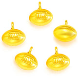 20pcs 13*13*10mm Alloy Charm rugby football Pendant for DIY Jewelry