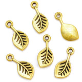 16*8mm Alloy Charm Pendant Little Leaf Handmade Crafts for DIY Jewelry 100pcs