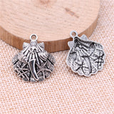 15pcs 27x24mm Tibetan Silver Alloy Charm shell ocean animal Pendant ef4923