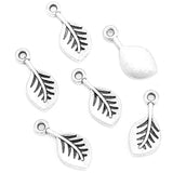 16*8mm Alloy Charm Pendant Little Leaf Handmade Crafts for DIY Jewelry 100pcs