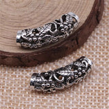 10pcs 25x9mm Antique Silver Color Floral Leaf Hollow out Charm Pendant H0929