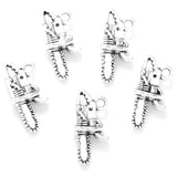 50pcs 20*10mm Alloy Charm electric saw Tool Pendant Crafts