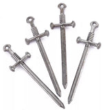 55*16mm DIY Jewelry Pendant The sword Alloy Charm Handmade Crafts 50pcs H0835