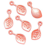 16*8mm Alloy Charm Pendant Little Leaf Handmade Crafts for DIY Jewelry 100pcs