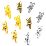 50pcs 20*10mm Alloy Charm electric saw Tool Pendant Crafts