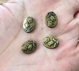 20pcs 12*10mm Tibetan Silver oval flower Spacer bead Findings X0089