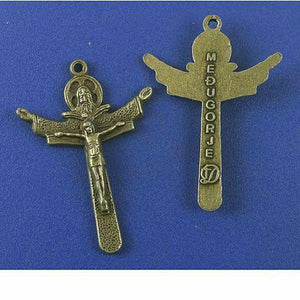 5pcs antiqued bronze crucifix  pendant charm G999