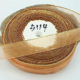 1roll 50 Yards gold-edge Sheer Organza Ribbon,20mm Wide assorted free ship
