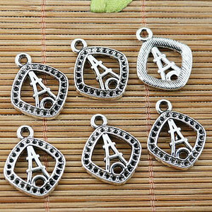 25pcs Tibetan silver 2 holes eiffel tower connectors EF1849