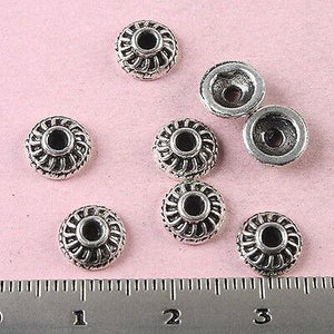 40Pcs Tibetan silver peg-top charms Findings h1672