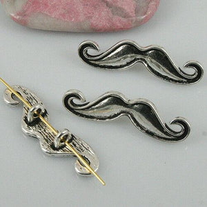 10pcs tibetan silver color moustache design charms EF0427