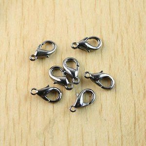 30pcs 14mm Gunmetal color Lobster Parrot Clasps h1163