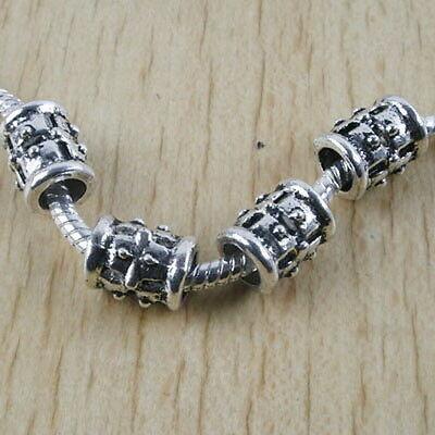 12pcs Tibetan silver tube spacer beads h2927