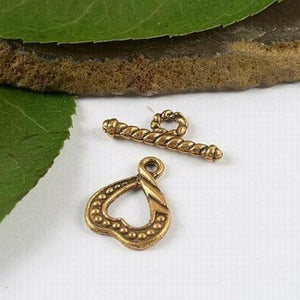 3-colors to choose  heart shaped toggle clasps  findings diy making