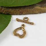 3-colors to choose  heart shaped toggle clasps  findings diy making