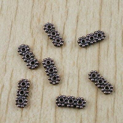 60pcs copper-tone 3 in 1 spacer beads h2900