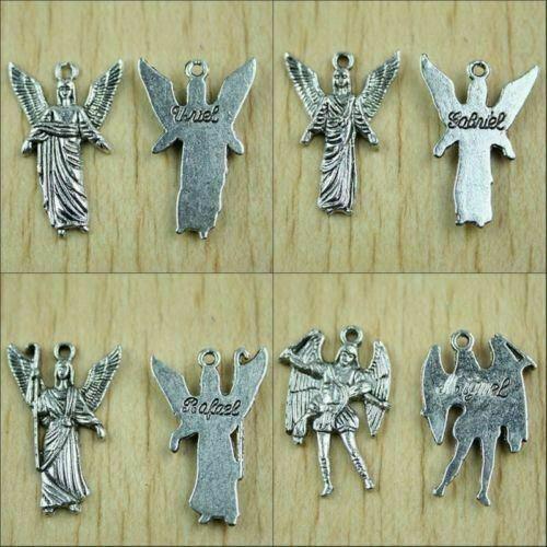 120PC tibetan silver Mixed archangel charms(4archangels:H1398/H1397/H1392/H1395)