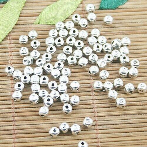 120pcs tibetan silver color 3.5mm  spacer beads H1434