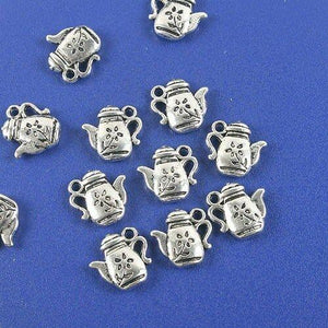 15pcs Tibetan silver two sides teapot pendnant h0818