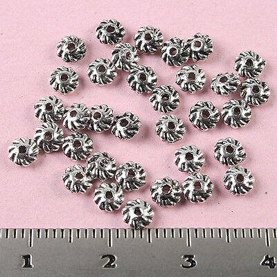 220pcs Tibetan Silver Gyrate Beads H0502
