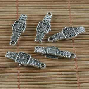 16pcs Tibetan silver wrist watch design pendant h0203