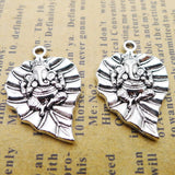 10 Pieces 18*25mm Antique Silver Color Mixed Alloy Elephant Wicca Charms Pendant Accessory For DIY Jewelry Making