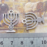 10 Pieces 18x24mm Antique Silver Color Wicca Charms Necklace Bracelet For DIY Jewelry Making