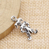 10Pcs 24*12mm Antique Bronze Color Clown Charms For DIY Jewelry Making Fashion Bracelet Pendant Accessories Handcraft Wholesale