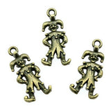 10Pcs 24*12mm Antique Bronze Color Clown Charms For DIY Jewelry Making Fashion Bracelet Pendant Accessories Handcraft Wholesale