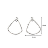 10pcs 51x21mm Antique Silver Color Drop Earring Accessories Earring Connector For Jewelry Making DIY Jewelry Findings