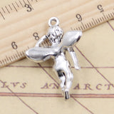 10pcs Charms 3D Cupid Love Angel 37x25x9mm Tibetan Silver Color Pendants Antique Jewelry Making DIY Handmade Craft