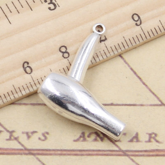 10pcs Charms 3D Hairdryer Hair Dryer 26x23x8mm Tibetan Silver Color Pendants Antique Jewelry Making DIY Handmade Craft