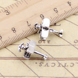 10pcs Charms Airplane Plane Biplane 19x9x13mm Tibetan Silver Color Pendants Antique Jewelry Making DIY Handmade Craft