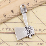 10pcs Charms Axe Ax 41x21mm Tibetan Silver Color Pendants Antique Jewelry Making DIY Handmade Craft Pendant