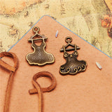 10pcs Charms Ballet Skirt Dance Cloth 29*18mm Tibetan Silver Color Pendants Antique Jewelry Making DIY Handmade Craft