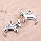 10pcs Charms Billy Goat 18x12.3mm Antique Silver Color Pendant Billy Goat Charms For Jewelry Making Jewelry Findings