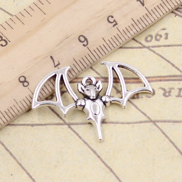 10pcs Charms Bloodsucking Bat 22x32mm Tibetan Silver Color Pendants Antique Jewelry Making DIY Handmade Craft