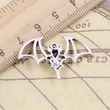 10pcs Charms Bloodsucking Bat 22x32mm Tibetan Silver Color Pendants Antique Jewelry Making DIY Handmade Craft