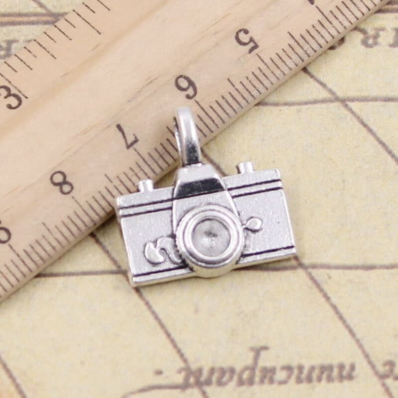 10pcs Charms Camera 22x21mm Tibetan Silver Color Pendants Antique Jewelry Making DIY Handmade Craft Pendant