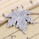 10pcs Charms Canada maple leaf  28x27mm Tibetan Silver Color Pendants Antique Jewelry Making DIY Handmade Craft