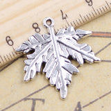 10pcs Charms Canada maple leaf  28x27mm Tibetan Silver Color Pendants Antique Jewelry Making DIY Handmade Craft