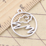 10pcs Charms Cloud 25x22mm Tibetan Silver Color Pendants Antique Jewelry Making DIY Handmade Craft