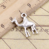 10pcs Charms Desert Camel 22x20mm Tibetan Bronze Silver Color Pendants Antique Jewelry Making DIY Handmade Craft