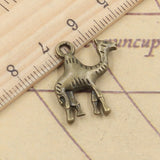 10pcs Charms Desert Camel 22x20mm Tibetan Bronze Silver Color Pendants Antique Jewelry Making DIY Handmade Craft