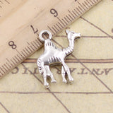 10pcs Charms Desert Camel 22x20mm Tibetan Bronze Silver Color Pendants Antique Jewelry Making DIY Handmade Craft