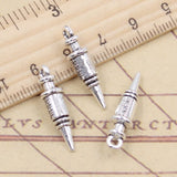 10pcs Charms Doctor Syringe Nurse Injector 25x6x6mm Tibetan Silver Color Pendants Antique Jewelry Making DIY Handmade Craft