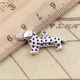 10pcs Charms Dog Dachshund 13x28mm Tibetan Silver Color Pendants Antique Jewelry Making DIY Handmade Craft