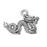10pcs Charms Dragon 21x14.5mm Antique Silver Color Pendant Dragon Charms For Jewelry Making Jewelry Findings
