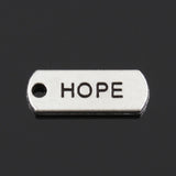 10pcs Charms Forever Faith Hope Brave Love Blessed Believe Dream Fearless Family 21x8mm Tibetan DIY Antique Pendants